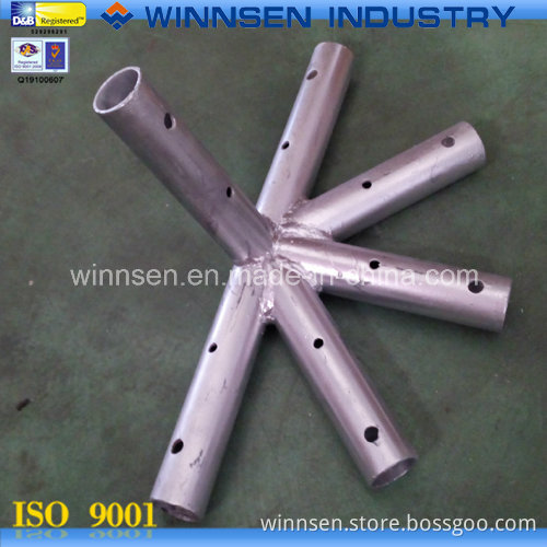 6-Way Side/Tee Fitting Pipe Fitting Pipe Coupler for Tent Ys39035
